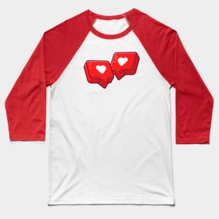 Love Heart (2) Baseball T-Shirt